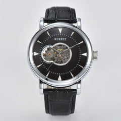 KUERST Teenager Watch Automatic Mechanical Hollow Waterproof Watch
