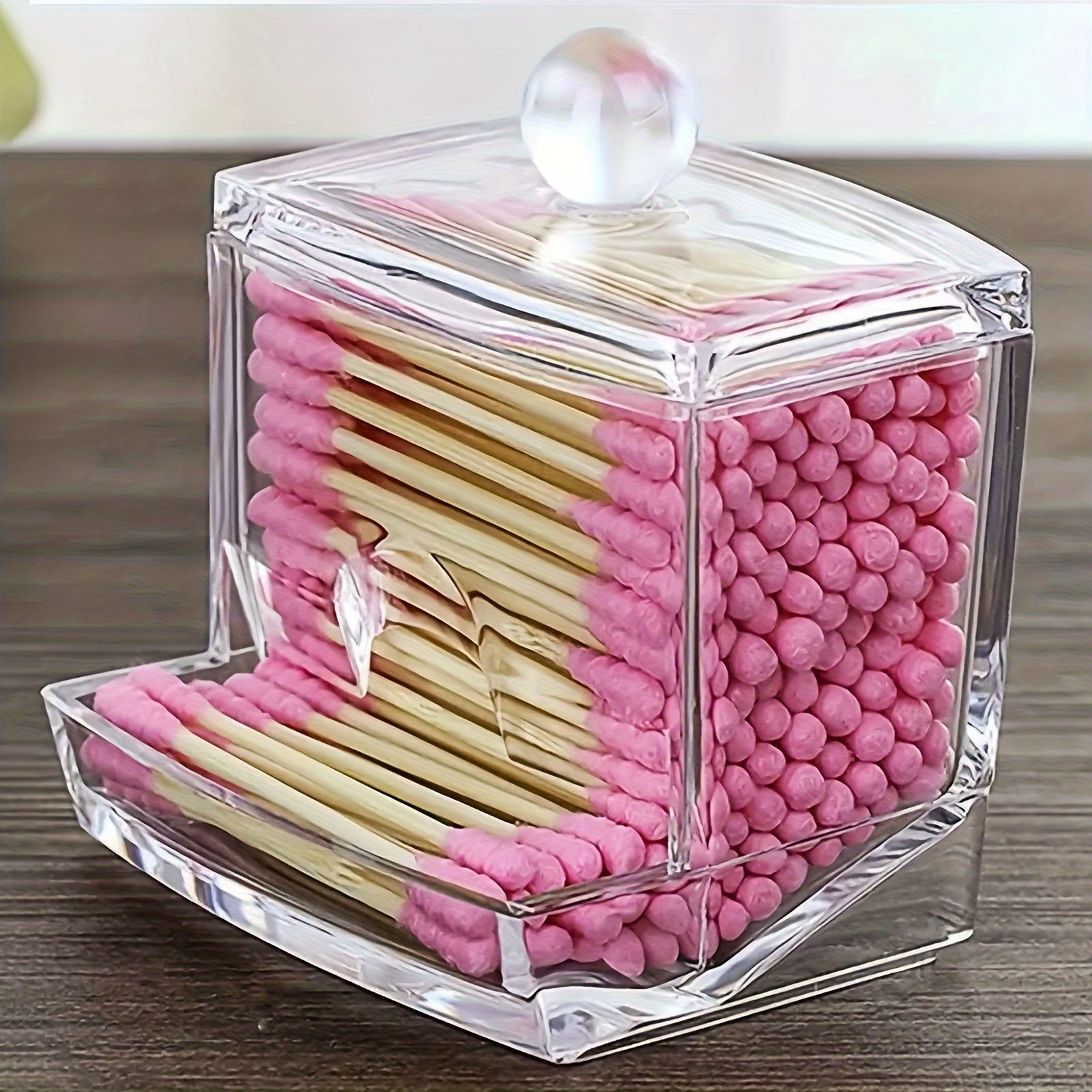 Cotton Swab Cotton Pad Holder Bathroom Storage Box