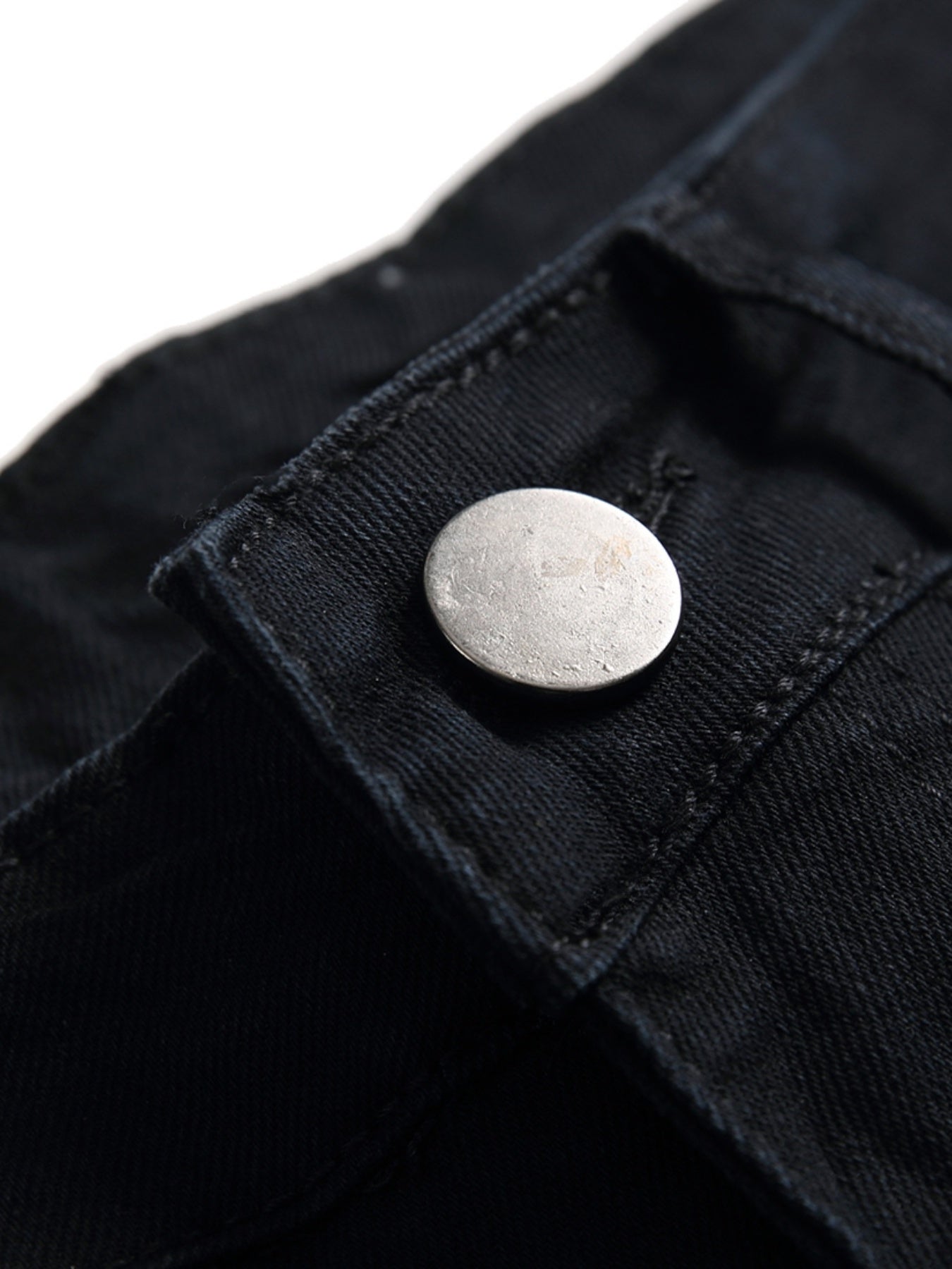 Mens Slim Fit Straight Leg Denim Pants