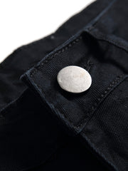 Mens Slim Fit Straight Leg Denim Pants