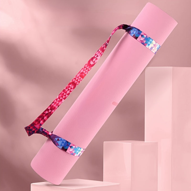 Elastic Yoga Mat Storage Strap Colorful Fitness Mat Binding Strap
