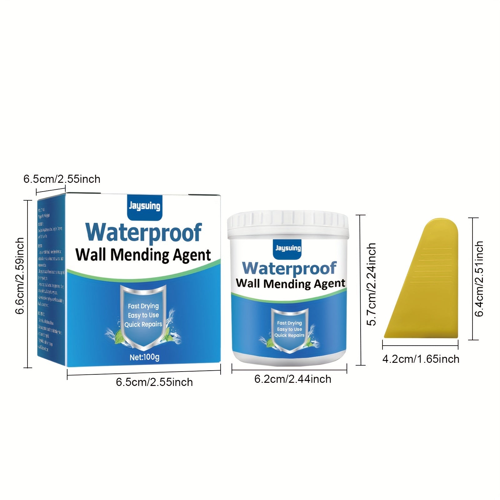 Waterproof Wall Repair Agent - Crack Repair, Moisture Proof, Stain Cover