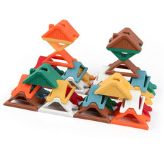 Silicone Building Block Baby Educational Toy 7-Piece Set
