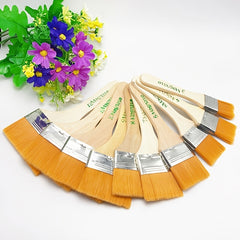 12pcs Nylon Bristles Painting Board Brush Set - Barbecue Art Brush