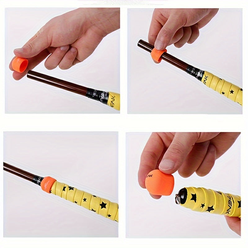 Silicone Soft Fishing Rod Bottom Cover Non slip Fishing Pole Handle Sleeve