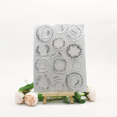 Round Stamp Painting Tool for Scrapbook Decoration