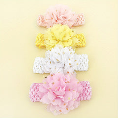 4pcs Children's Flower Headband Baby Hair Accessories