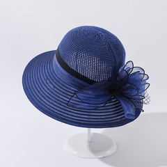 Flower Decor Sun Hat For Women Ladies Girls Year Presents