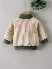 Toddler Baby Boy Girl Fleece Jacket Corduroy Fall Winter Baseball Co