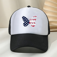 Cartoon Butterfly Pattern Baseball Cap Summer Sun Hat
