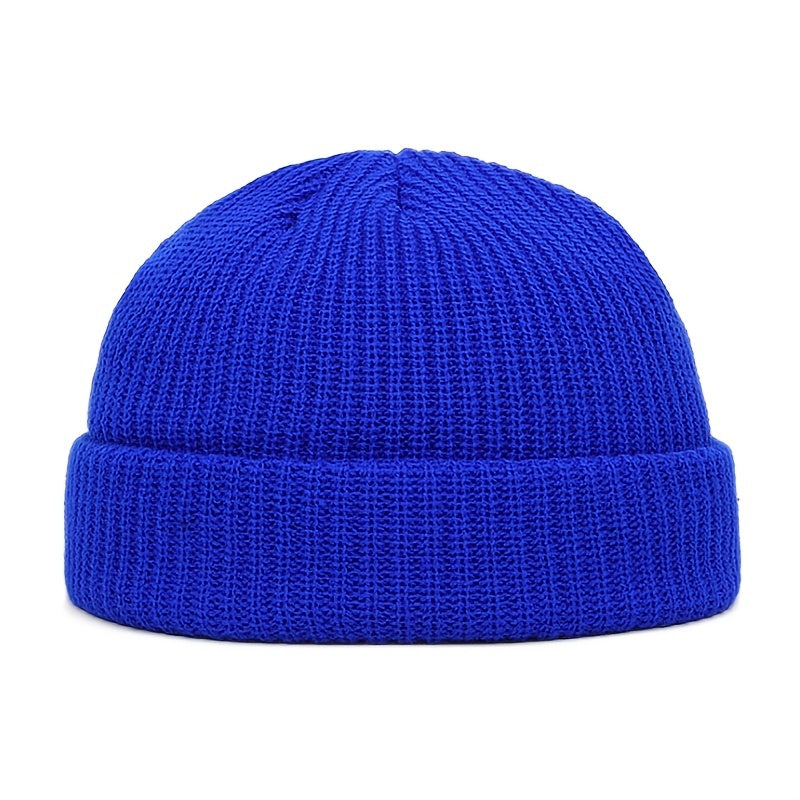 Knitted Woolen Beanie Hat for Autumn Winter