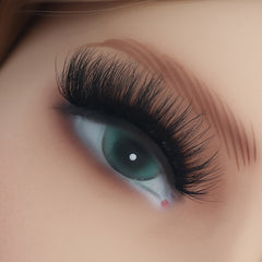 5 Pairs Thick 18mm Fluffy False Eyelashes Cat Eye Lashes