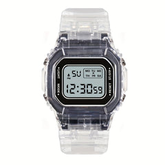 Waterproof LED Square Electronic Watch - Holiday Gift For Boys And Girls