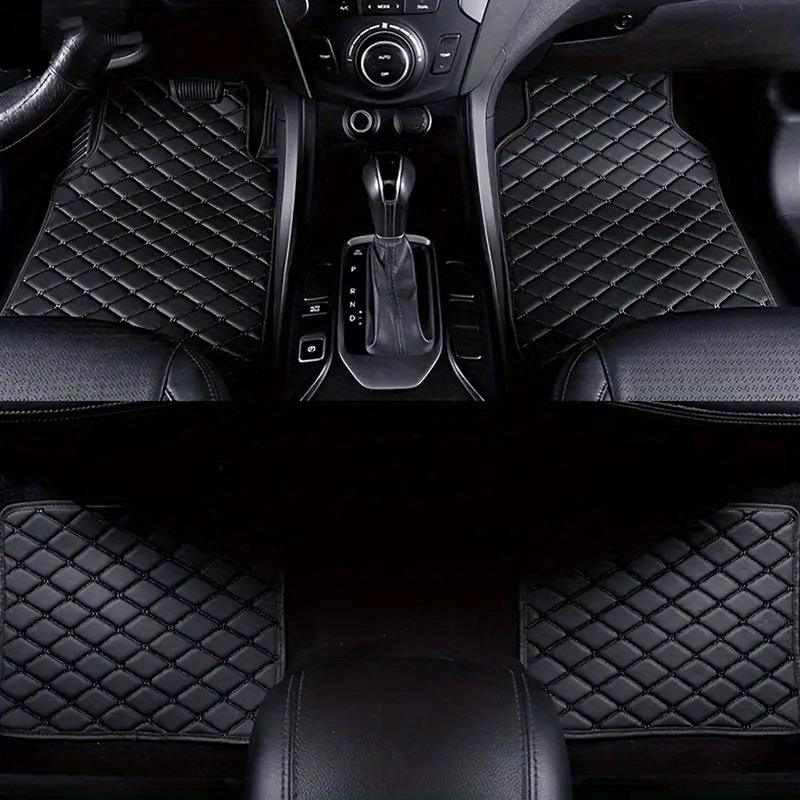 4pcs Universal Waterproof Car Foot Pads & Full Set Car Carpet