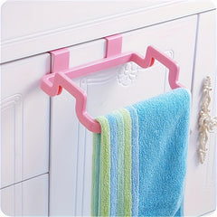Hangable Cabinet Door Trash Rack Door Back Trash Bag Organizer Plastic Bag Rack