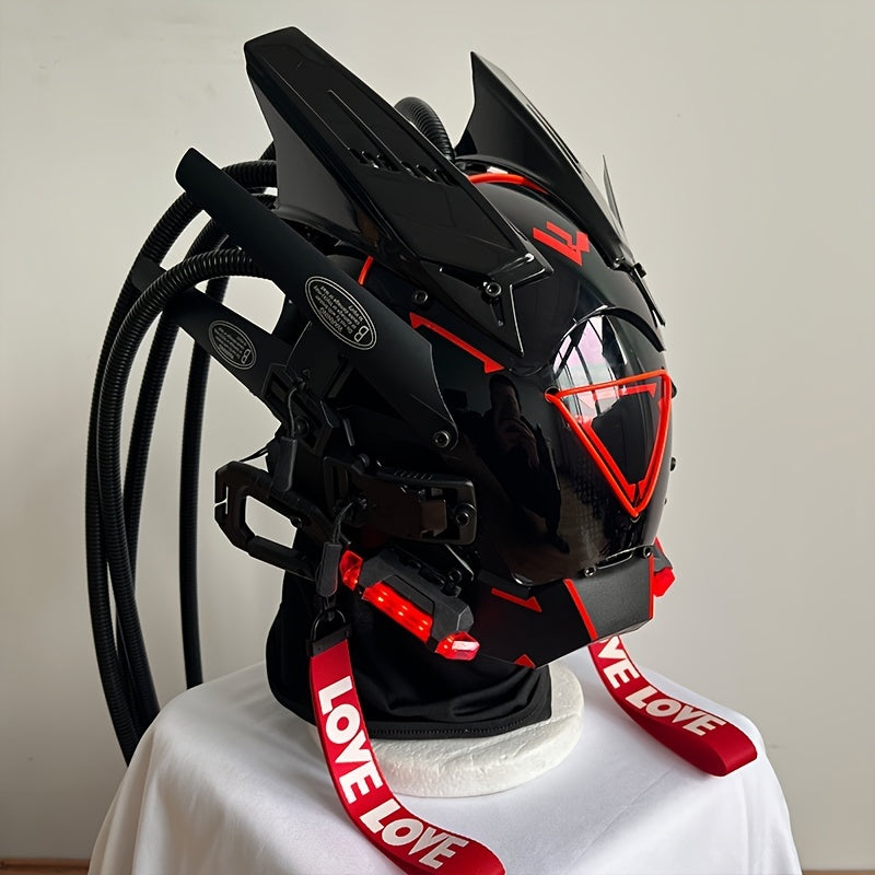 Punk Luminous Masks Halloween Party Decorative Masks for Men Women