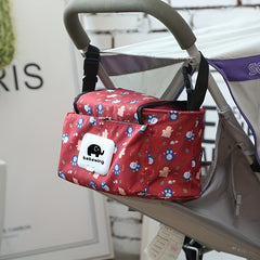 Stroller Organizer Mummy Bag Insulated Cup Holder Storage Bag