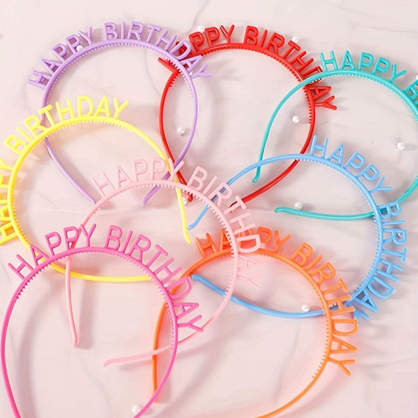 5pcs Happy Birthday Headbands Party Supplies