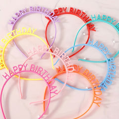 5pcs Happy Birthday Headbands Party Supplies