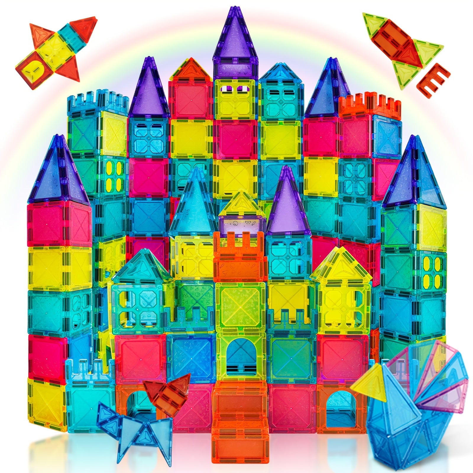 86pcs 3D Shape & Block Building Set Children's Gift