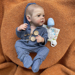 Realistic Boy Reborn Doll with Outfit & Accessories