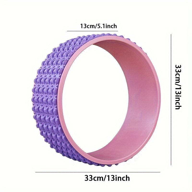 Double Colors Yoga Wheel For Back Bending Fitness Roller