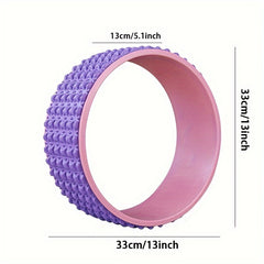 Double Colors Yoga Wheel For Back Bending Fitness Roller
