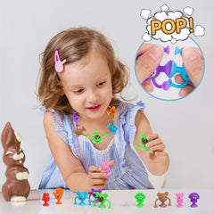50pcs Suction Cup Monster Toys Party Favors Stress Relief Halloween Christmas