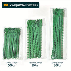 Adjustable Garden Plant Twist Ties Green Tie - Securely Tie Plants & Vines