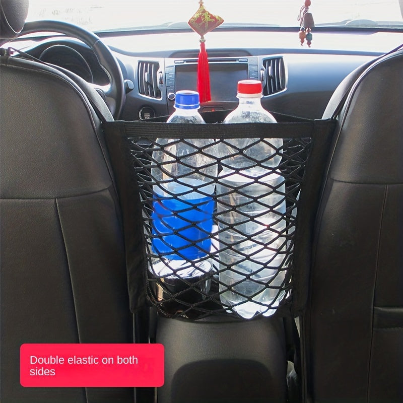 Car Net Pocket Seat Storage Stretch Net Pocket Car Storage Mesh Bag