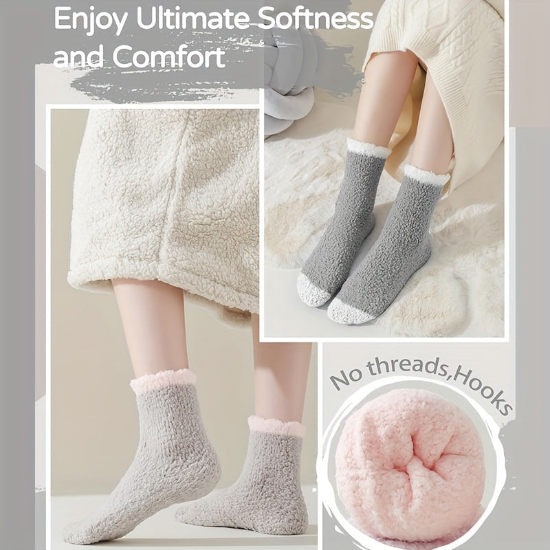 Thickened Warm Fuzzy Socks For Women Fluffy Cozy Socks