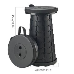 Portable Foldable Stool Adjust Height Outdoor Travel Camping Fish