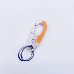 1pc Zinc Alloy Carabiner Key Ring Clip Keychain Buckle