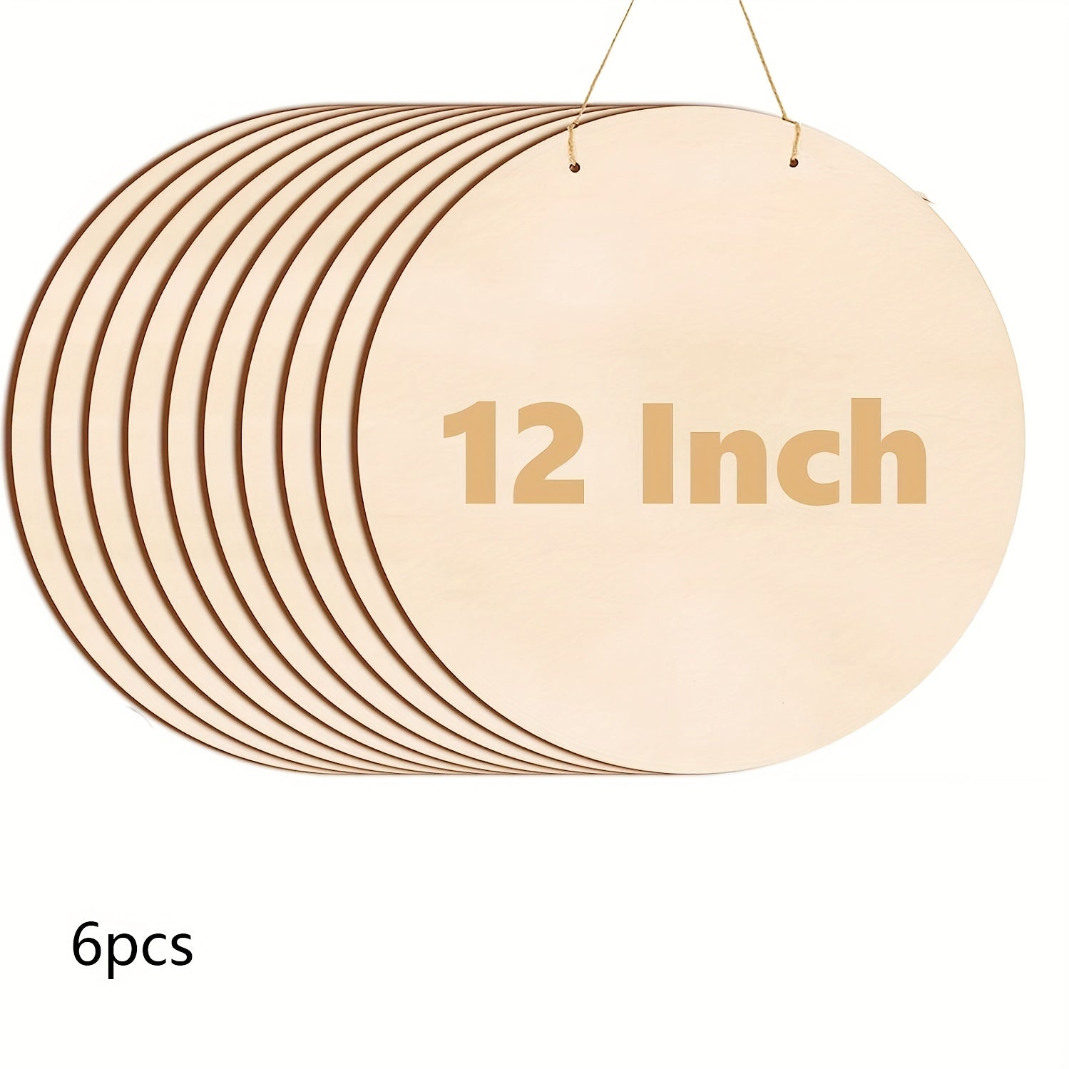 30 48 Cm Wooden Crafts 6 Wooden Crafts DIY Wooden Circles Loop Projects