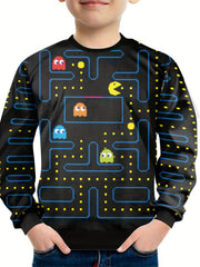 Teens 3D Print Sweatshirt Funny Casual Street Wear