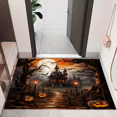 Gothic Absorbent Floor Mat for Bathroom and Home Decor 60x80cm