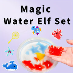Magical Water Elf Kids Craft Kit - Ocean Series Models, 12 Bottles, 29pcs