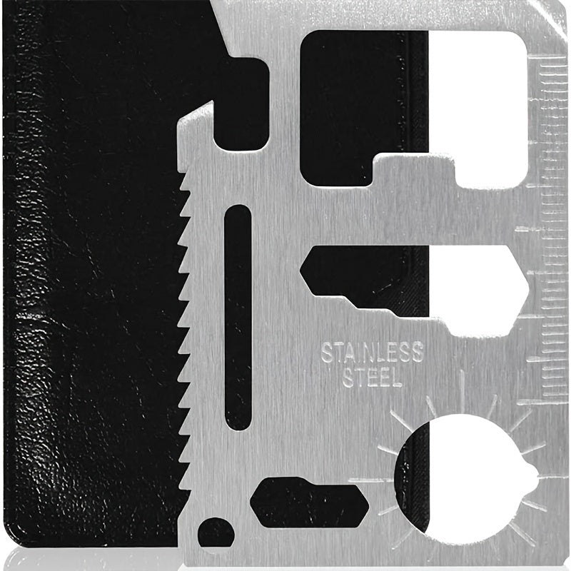 Multitool Outdoor Camping Pocket Tools 11 in 1 Lifesaving Card Survival Tool