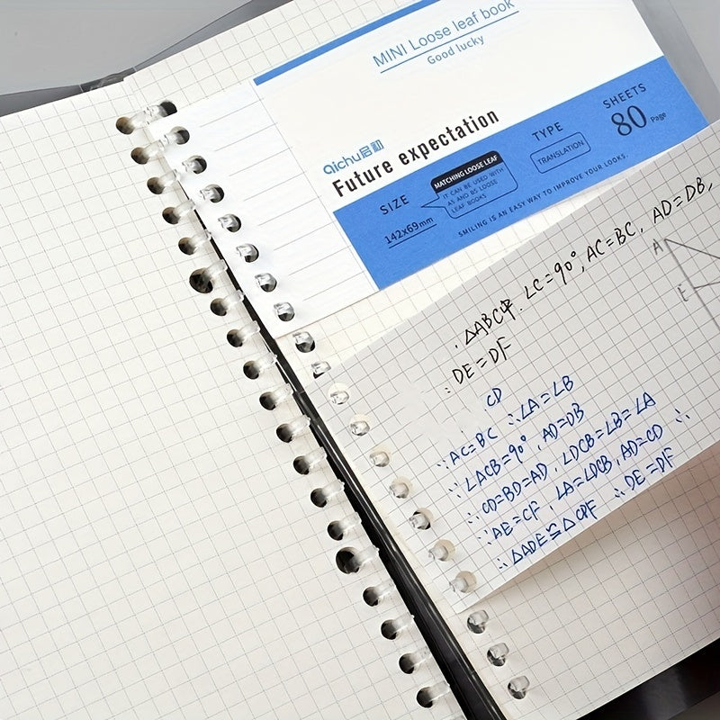 5 Hole Loose Leaf Paper Refill Notebook