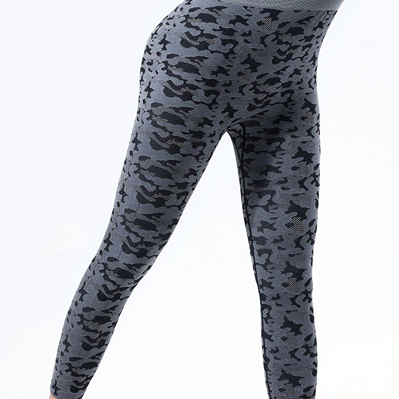 Camouflage Pattern Yoga Leggings High Waist Sports Tight Pants