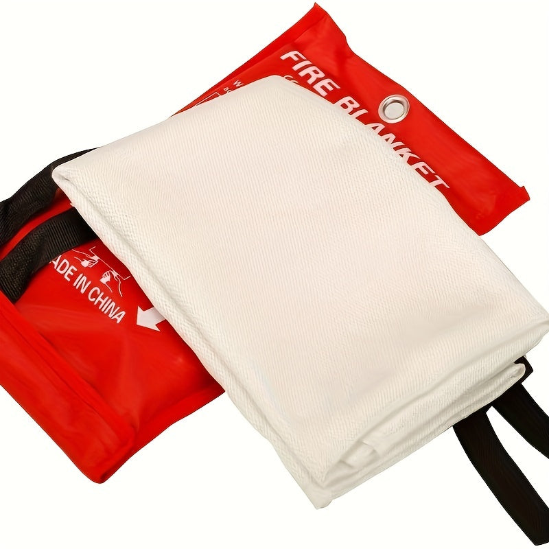 2pcs Fire Blanket Fiberglass Fire Emergency Blanket Suppression Blanket
