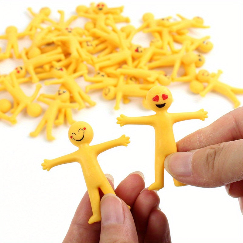 24Pcs Random Hot Expression Venting Doll Play A Little Yellow Man Doll