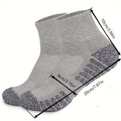 Moisture Wicking Padded Hiking Socks for All Seasons, 1 Pair