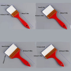 4pcs Wool Elastic Baking Brush Water Silk Traceless Brush