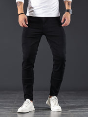 Men's Slim Fit Distressed Stretch Denim Pants