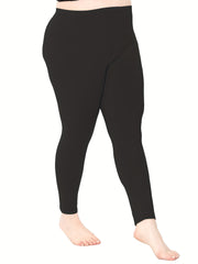 Solid High Rise Fitness Leggings