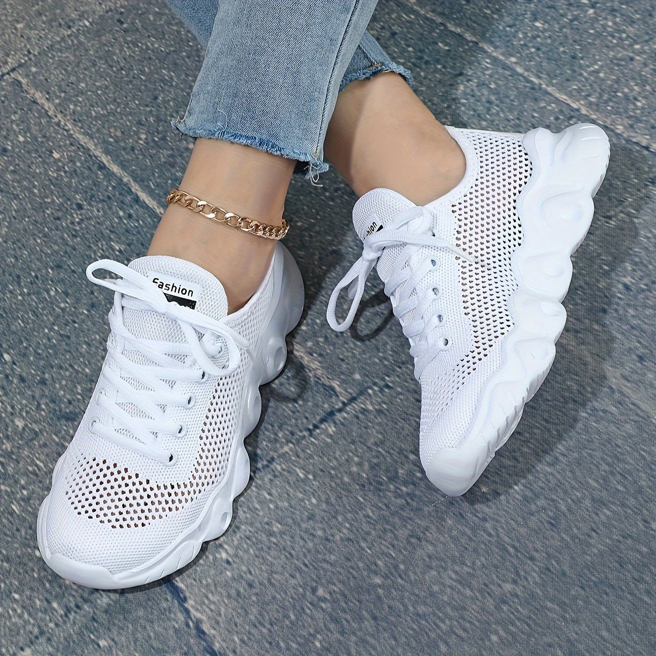 Mesh Breathable Running Shoes Wear Resistance Non Slip Sneakers