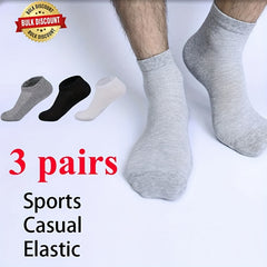 3pairs Outdoor Low Cut Socks for Running Cycling Climbing Plus Size