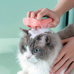 Silicone Cat Paw Pet Shampoo Brush Gentle Massage and Cleaning for Dogs and Cats