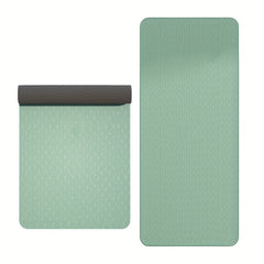 TPE Non-slip Yoga Mat 183x61cm Shock Absorption Fitness Mat